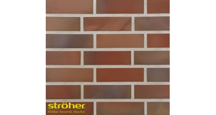Фасадная клинкерная плитка KERAVETTE® 316 patrizierrot ofenbunt DF