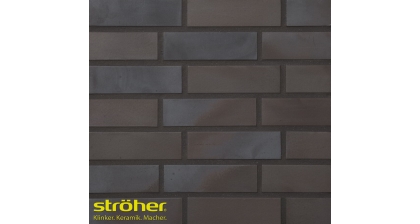 Фасадная клинкерная плитка KERAVETTE® 336 metallic schwarz NF