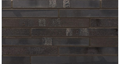 Фасадная клинкерная плитка BRICK 60 650 eisenschwarz  ультра длинный формат
