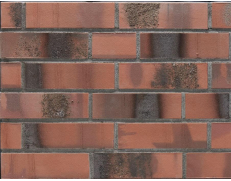 Фасадная клинкерная плитка BRICKWERK 654 flammenrot