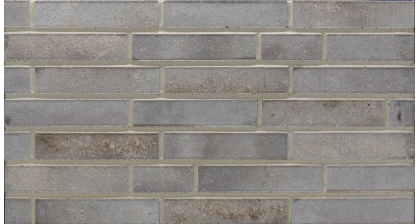 Фасадная клинкерная плитка WASSERBRAND 672 zinngrau DF